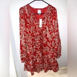 Maroon dress from Francesca’s! Size S NWT